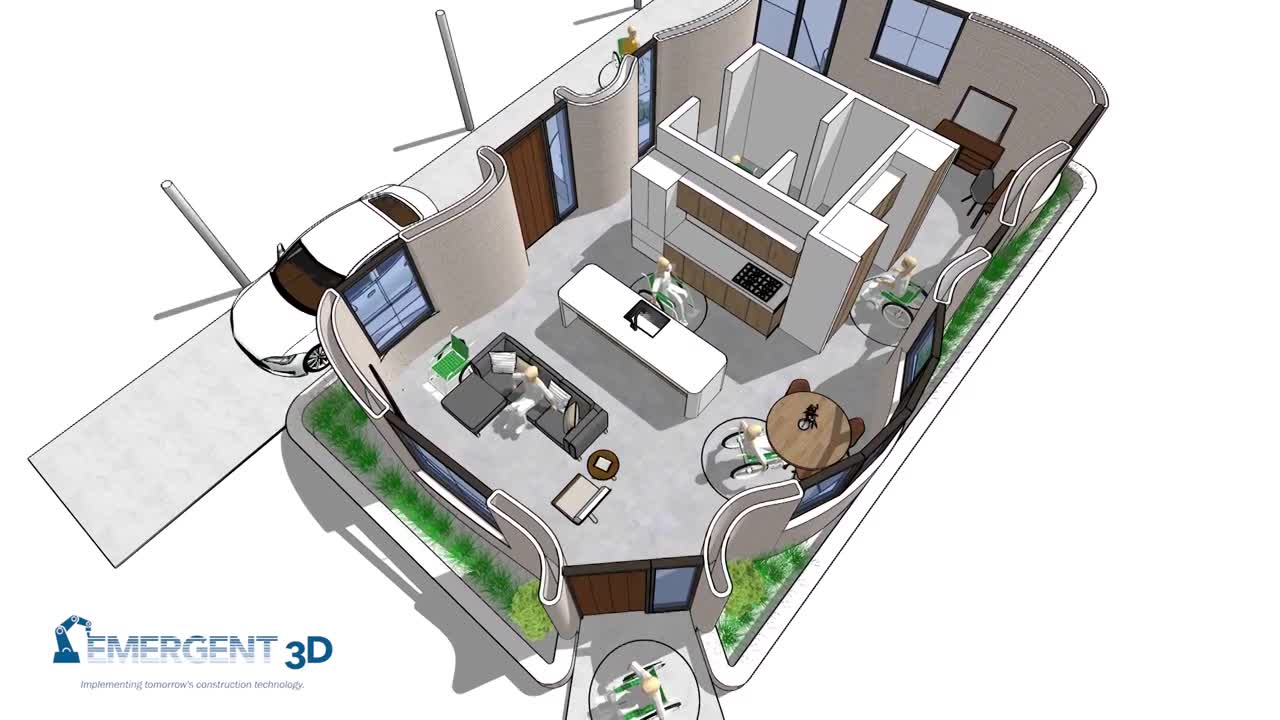 Thumbnail image for Habitat for Humanity of Tuolumne County - 3D Printed Aging in Place Home