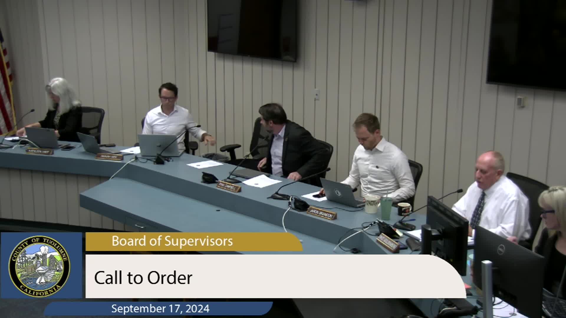 Thumbnail image for Tuolumne County Board of Supervisors - LIVE