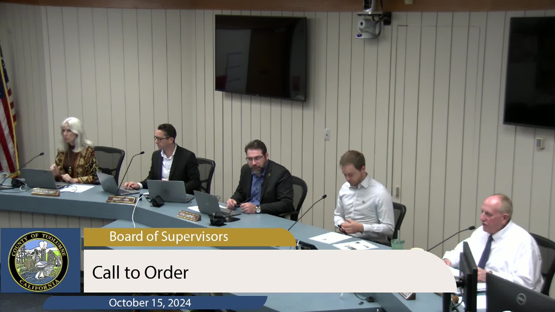 Thumbnail image for Tuolumne County Board of Supervisors - LIVE