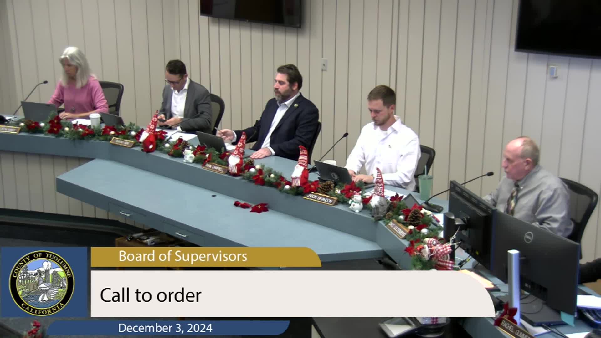 Tuolumne County Board of Supervisors - LIVE