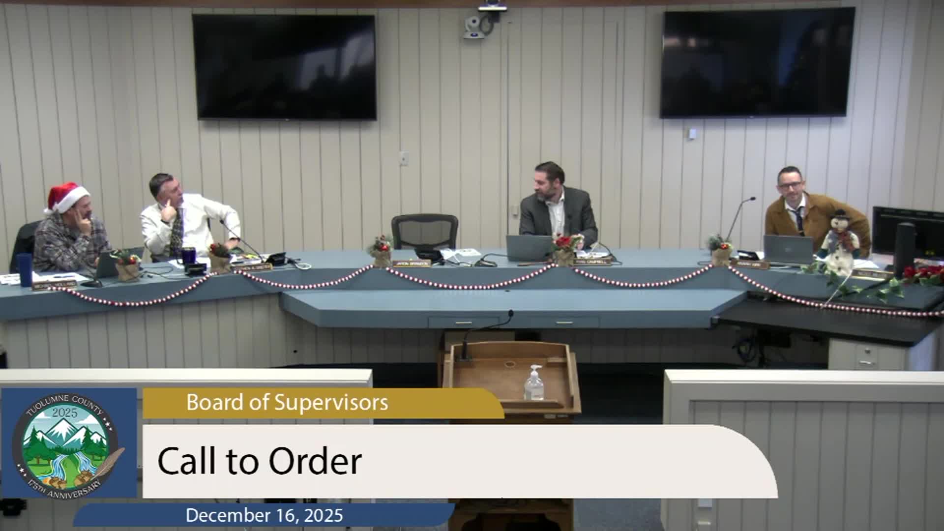 Tuolumne County Board of Supervisors - LIVE