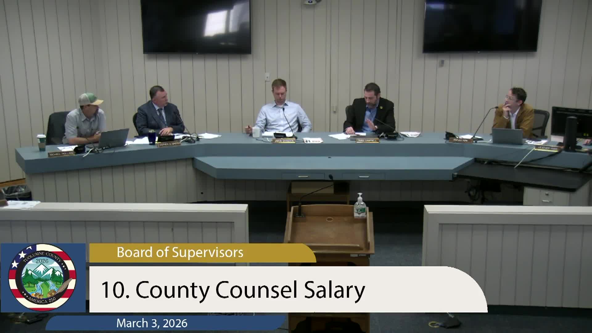 Tuolumne County Board of Supervisors - March 3, 2026