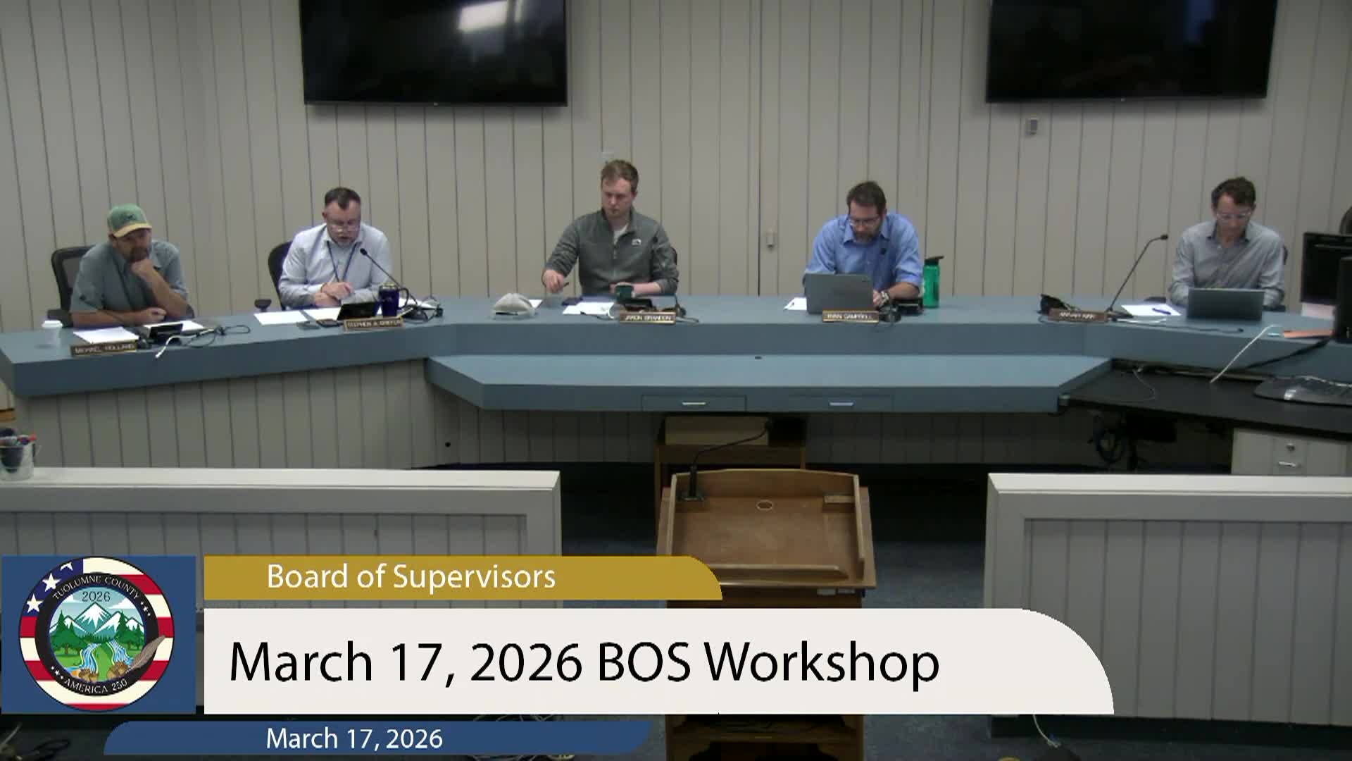 Tuolumne County Board of Supervisors - LIVE