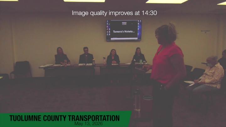 Thumbnail image for Tuolumne County Transportation - May 13, 2026