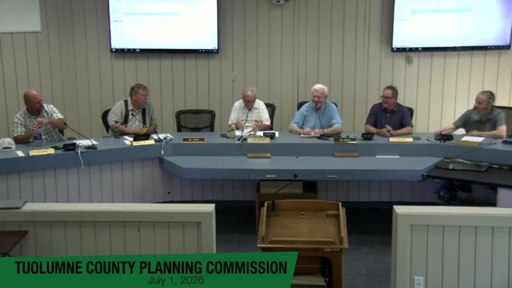 Thumbnail image for Tuolumne County Planning Commission - July 1, 2026