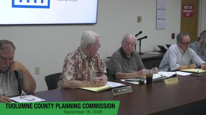 Thumbnail image for Tuolumne County Planning Commission - September 16, 2026