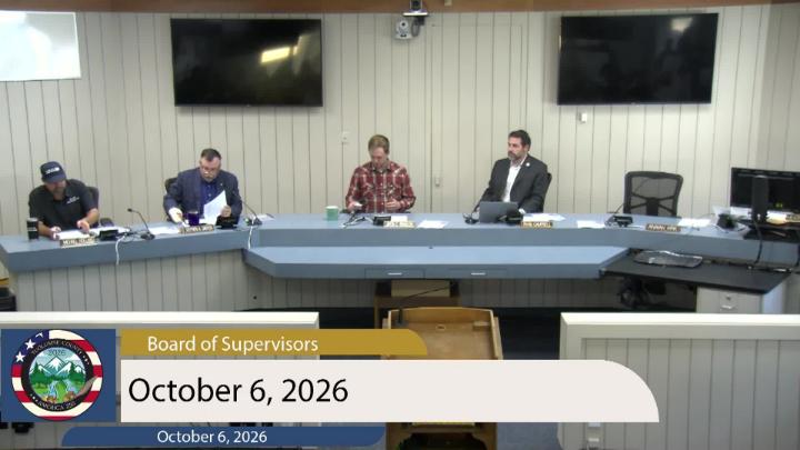 Thumbnail image for Tuolumne County Board of Supervisors - October 10, 2026