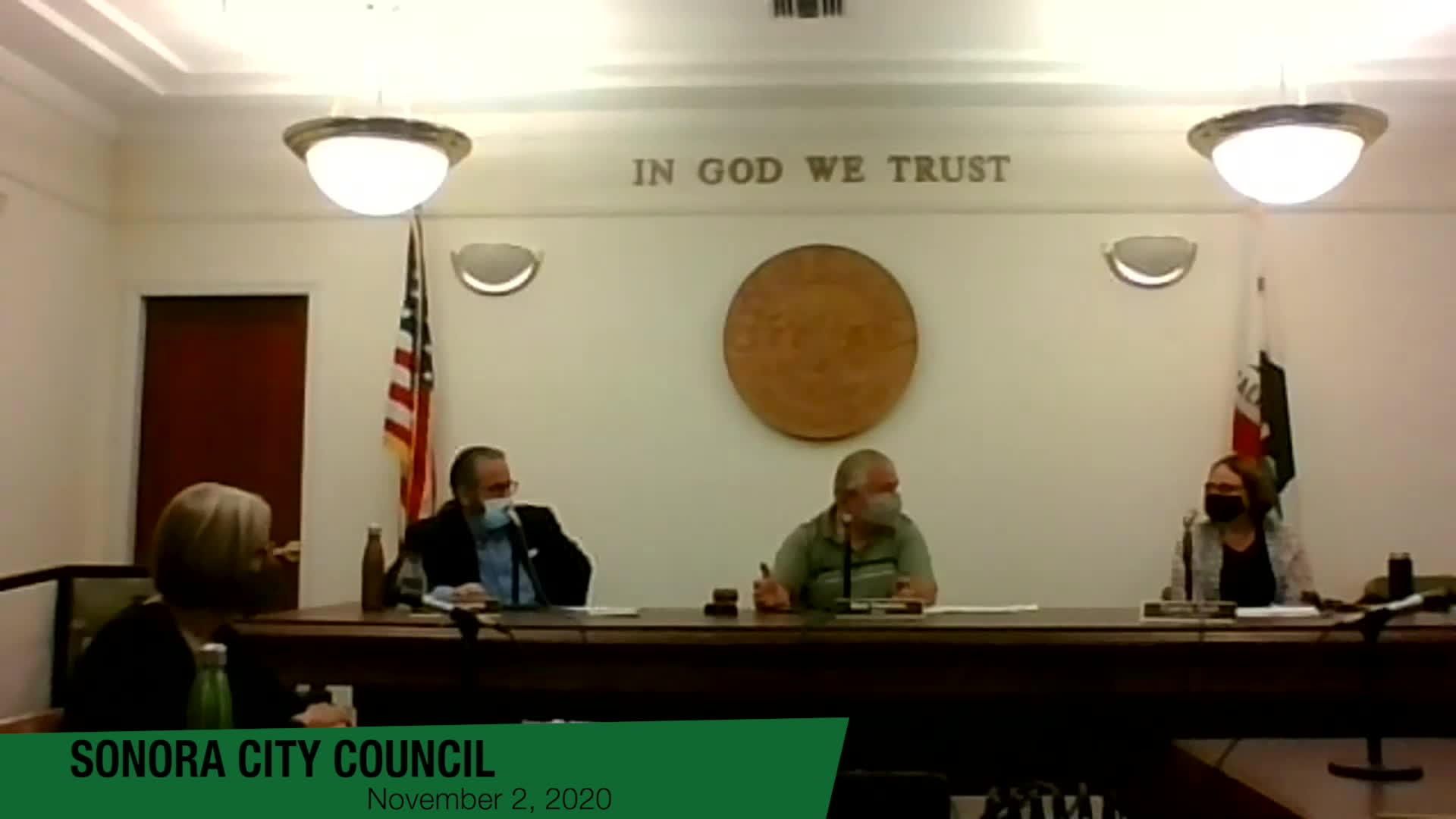 Sonora City Council - November 2, 2020