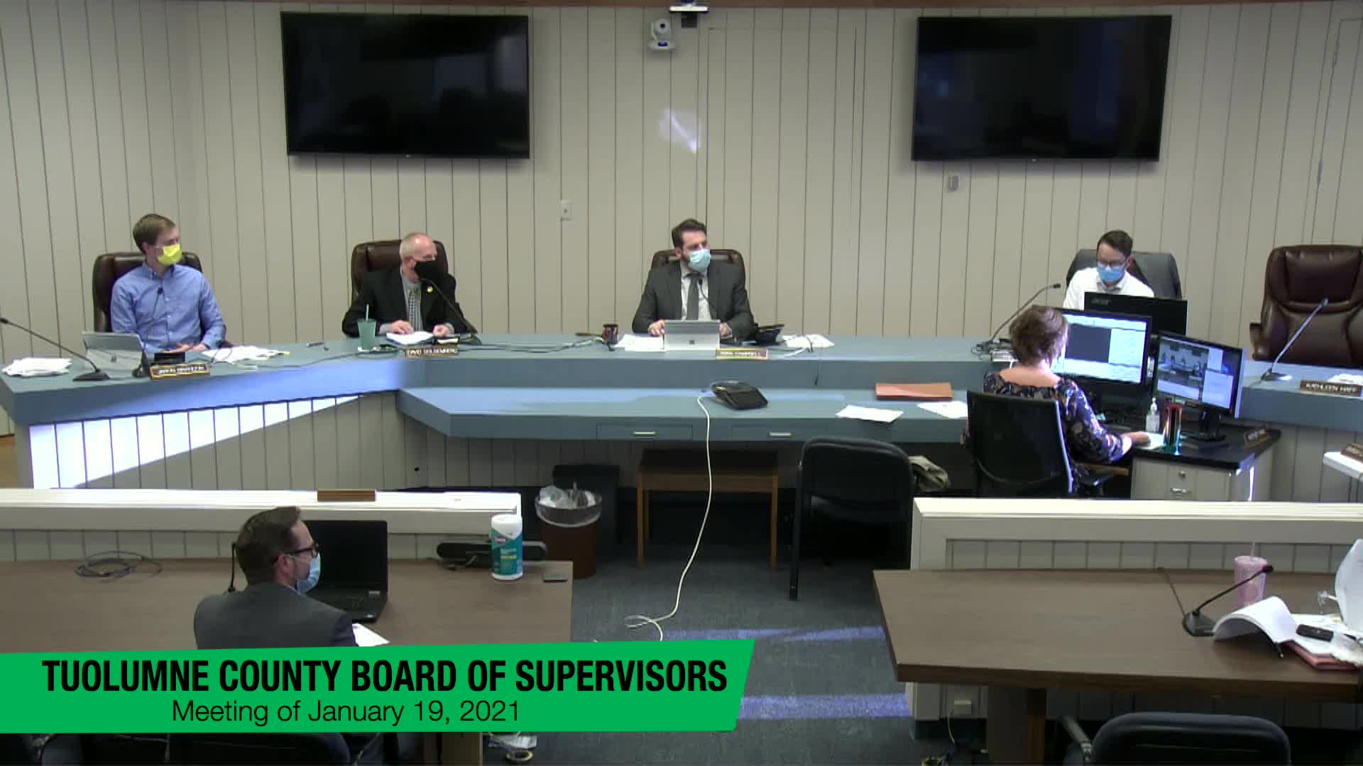 Tuolumne County Board of Supervisors - January 19, 2021