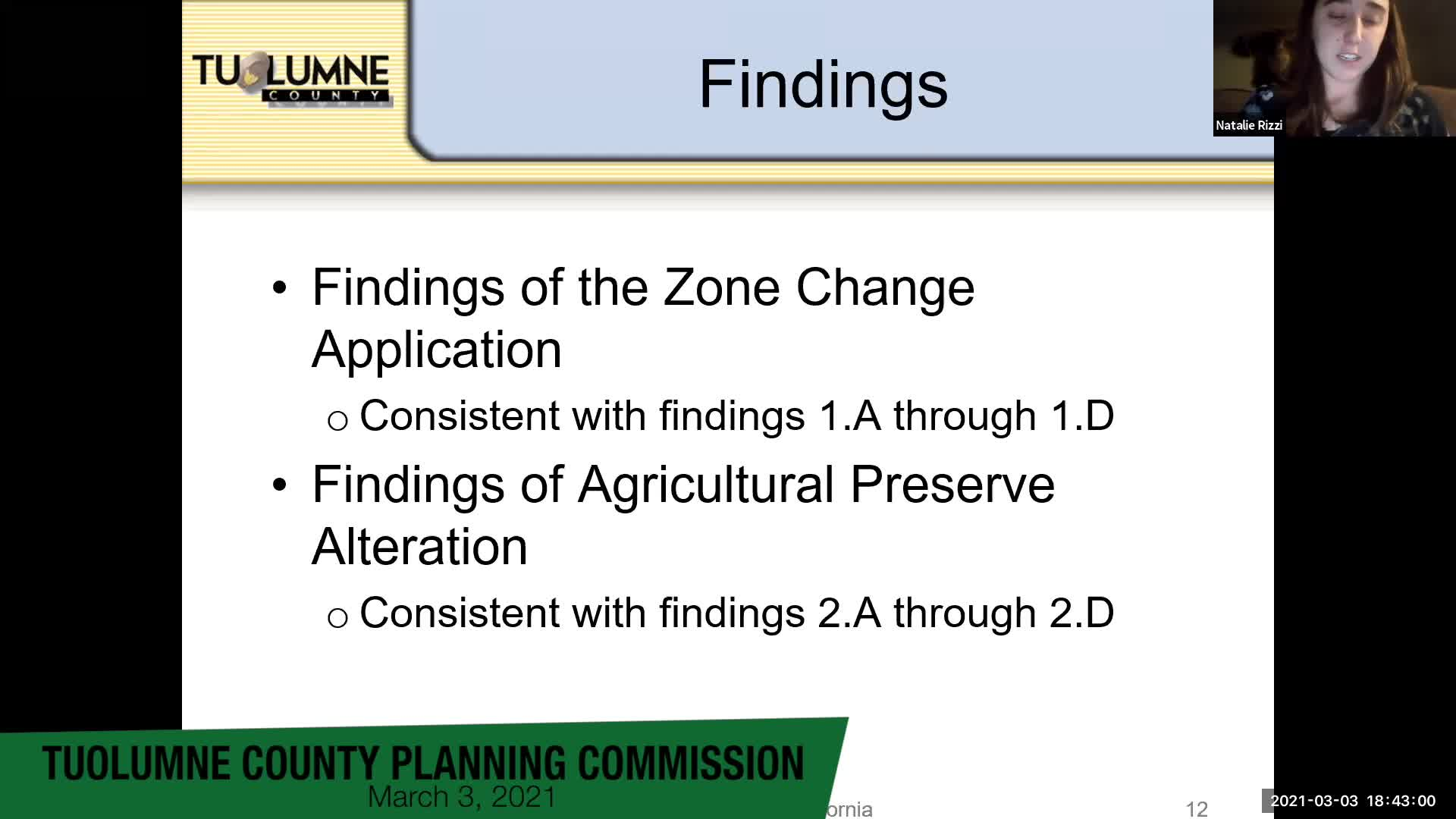 Tuolumne County Planning Commission - March 4, 2021