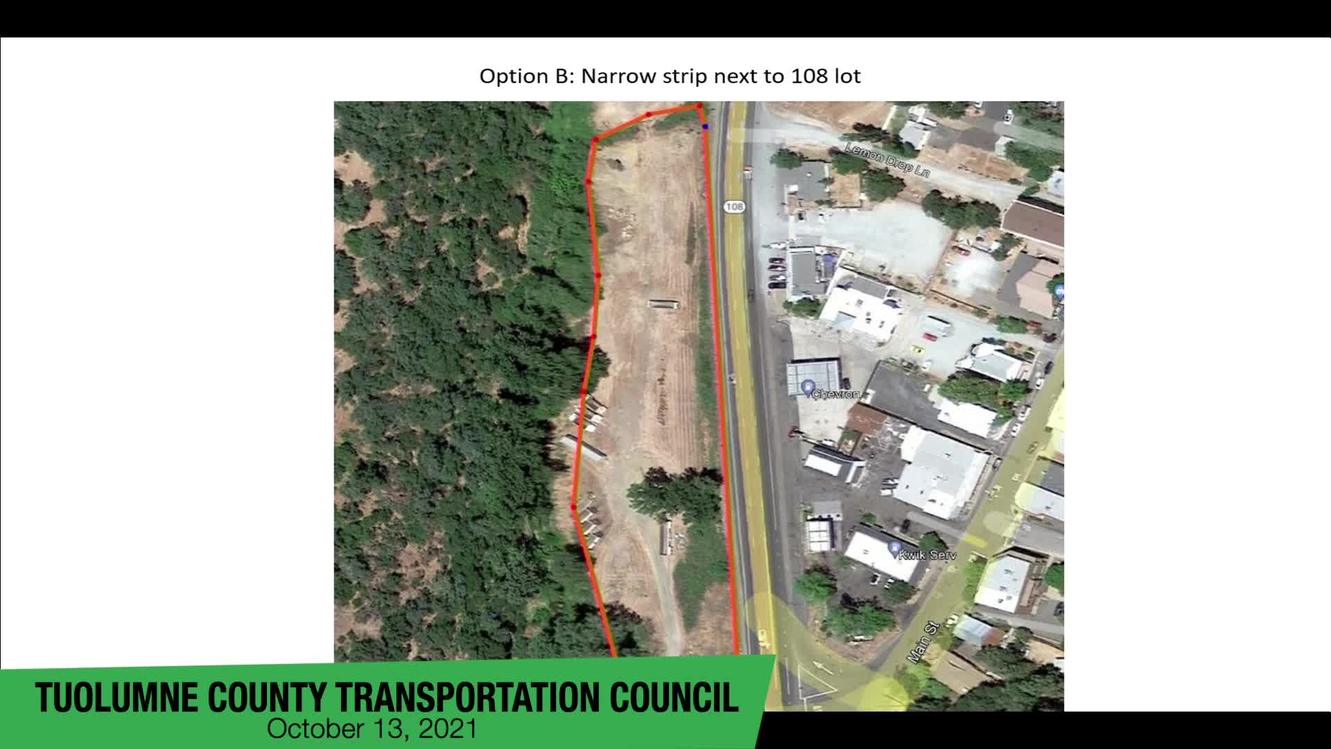 Tuolumne County Transportation Council - October 13, 2021